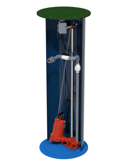10 ft Rated Head - 165 gal Basin