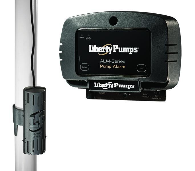 Liberty Pumps® ALM-P1 ALM, 86 dB Sound, Test/Silence Switch, Red LED Alarm Ring/Green Power-On Light, 115 V AC