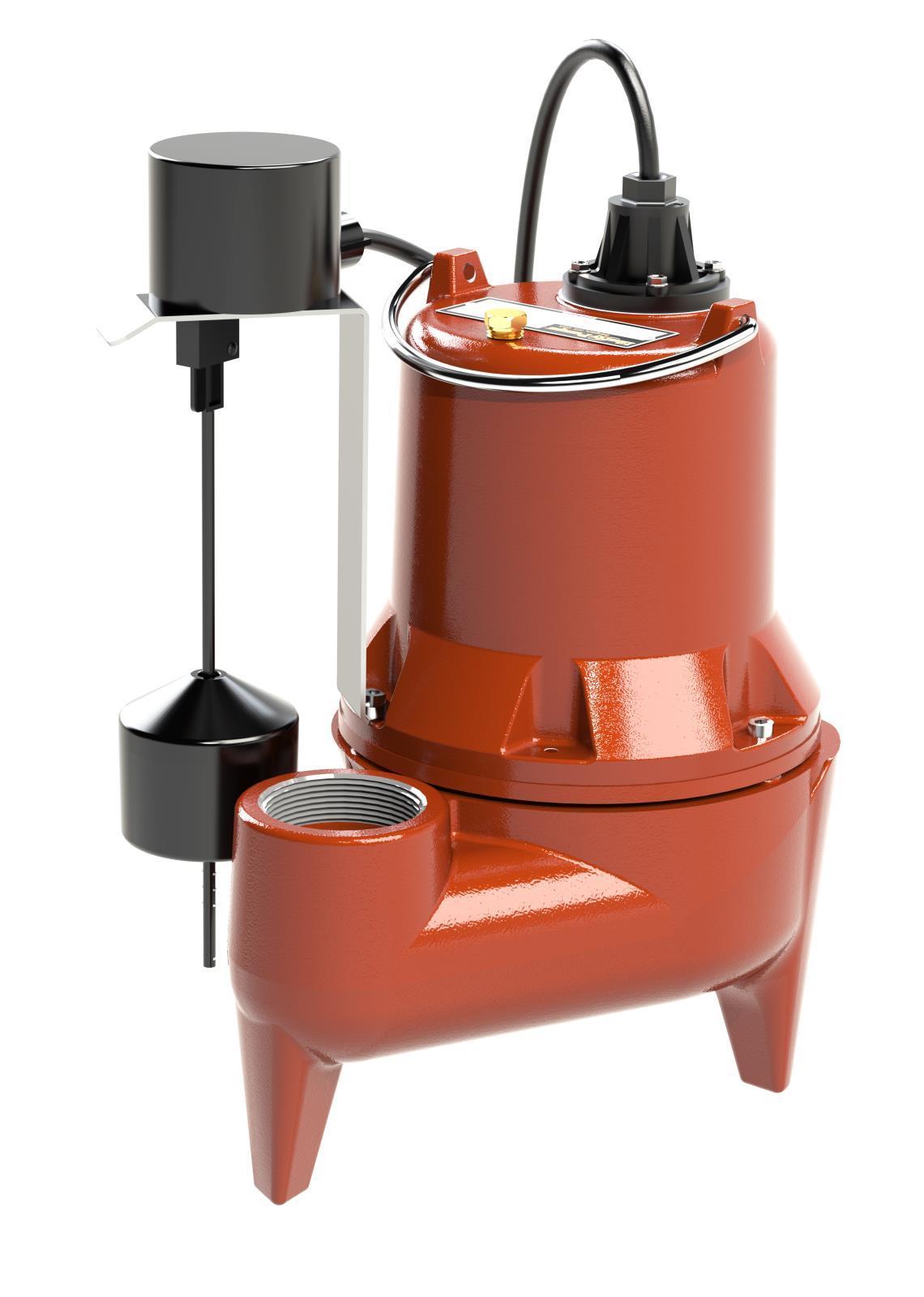 Liberty Pumps® LE41AV LE40, 4/10 hp, 115 V AC, 2 in FNPT Outlet, Cast Iron, 12 A Full Load/22.5 A Locked Rotor, 1 Phase