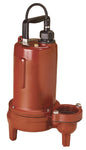 Liberty Pumps® LEH102M2-2 LEH100, 1 hp, 208 to 230 V AC, 2 in Flanged Outlet, Cast Iron, 12 A Full Load/28.6 A Locked Rotor, 1 Phase