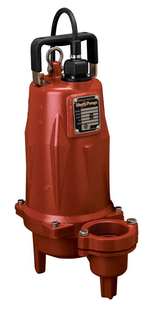 Liberty Pumps® LEH154M2-2 LEH50, 1-1/2 hp, 440 to 480 V AC, 2 in Flanged Outlet, Cast Iron, 5.7 A Full Load/31 A Locked Rotor, 3 Phase