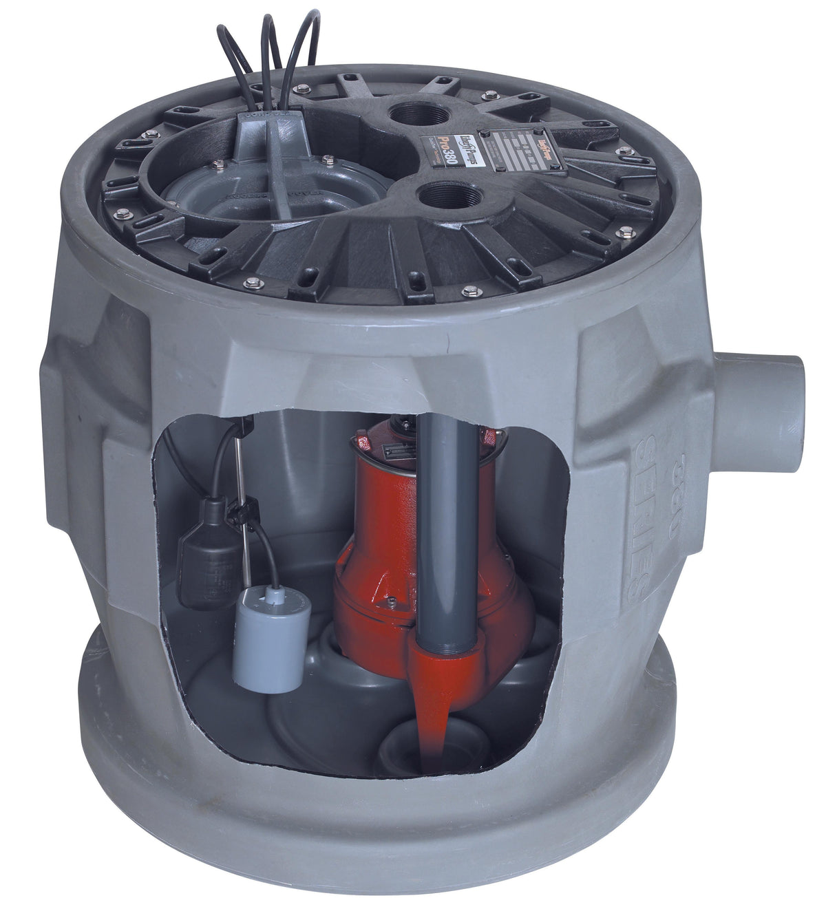 Liberty Pumps® P382LE52 Pro380, 2 in Discharge Pipe, 1/2 hp, 208 to 230 V AC, 1 Phase , Polyethylene, 1725 rpm Motor