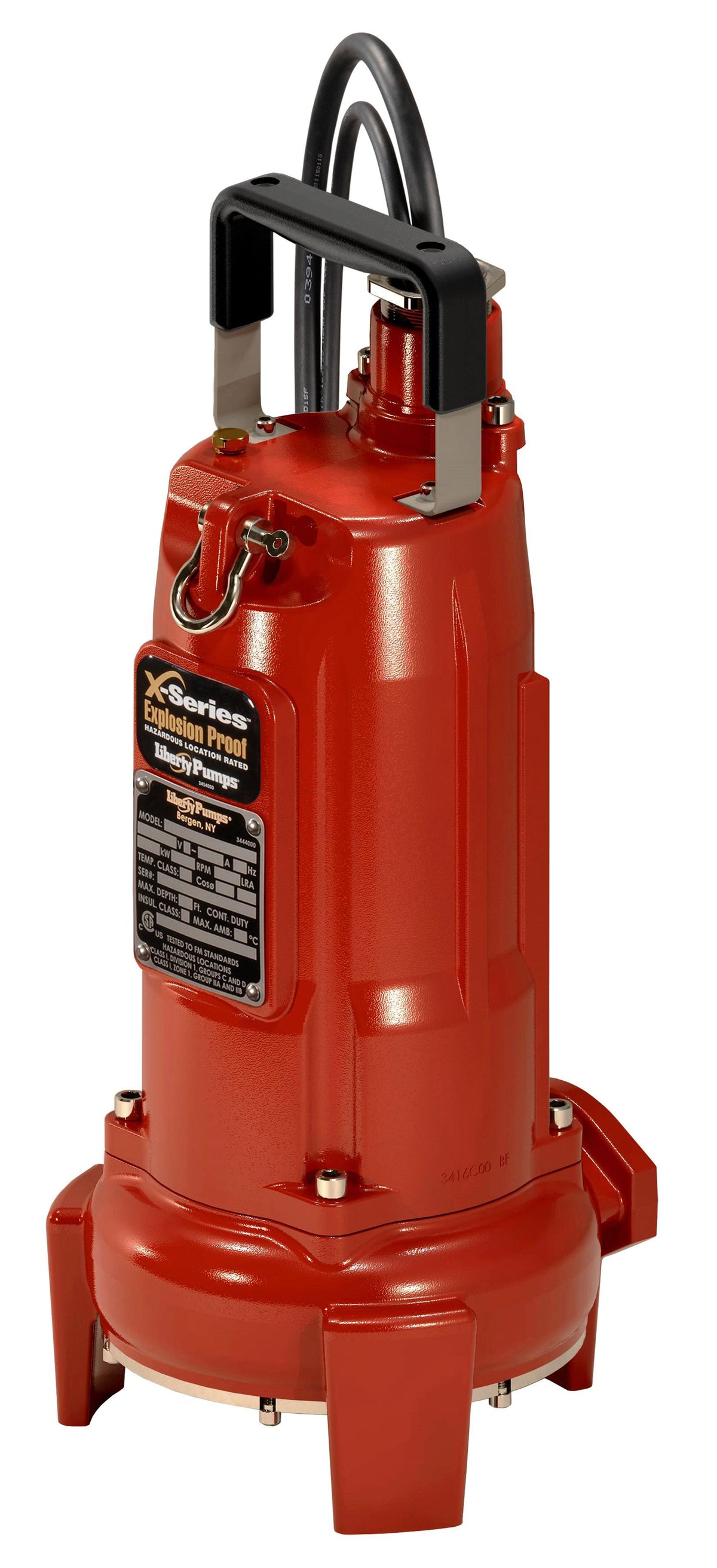 Liberty Pumps® XLSG203M-5 XLSG200, 50 gpm Max Flow, 10 ft Rated Head, Non-Automatic, 110 ft Max Head, 208/230 V AC, 3 Phase