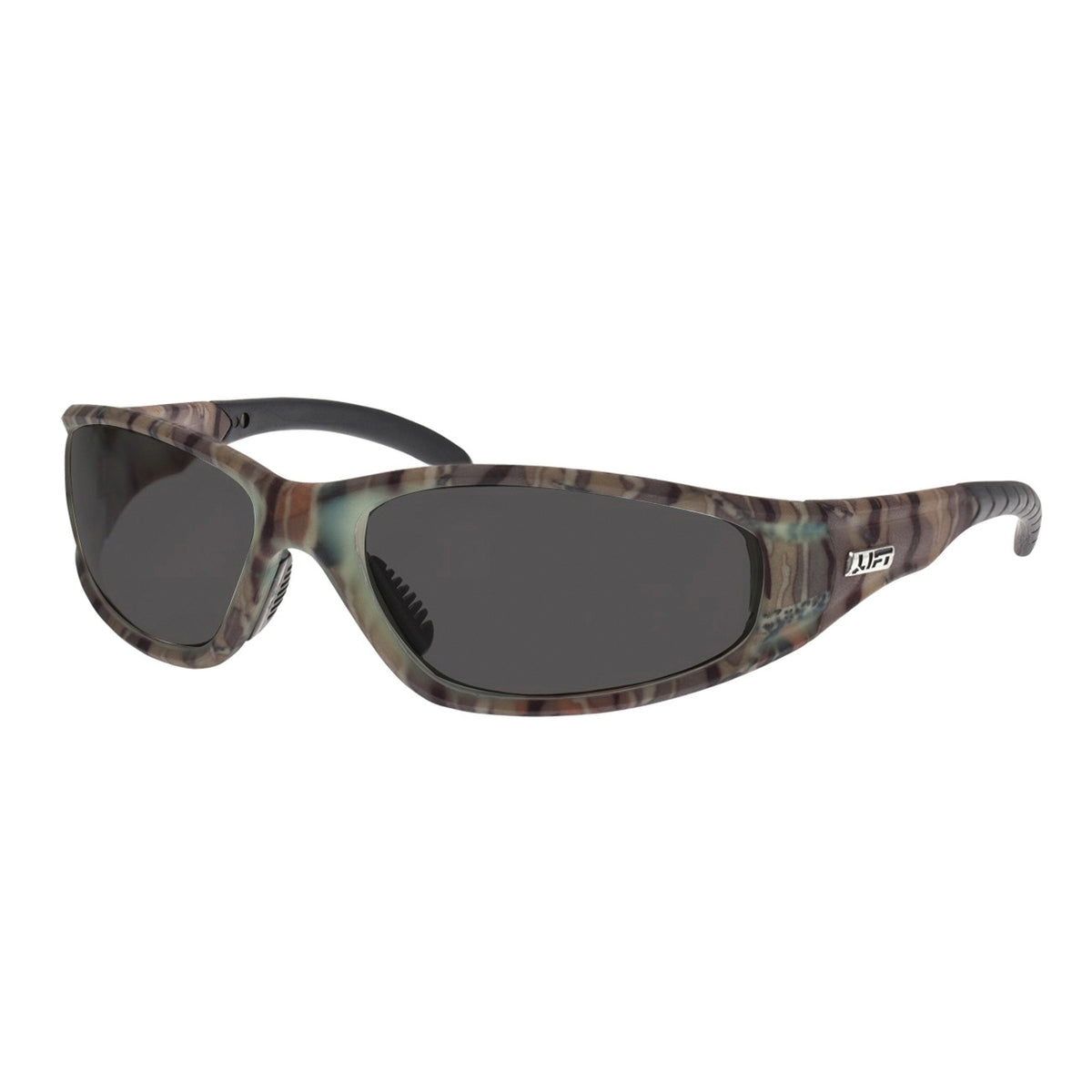 LIFT ESR-12CFST PRO Strobe Safety Glasses, Smoke Lens, Full-Frame Frame, Camouflage, Nylon Frame, Polycarbonate Lens, ANSI Z87.1+