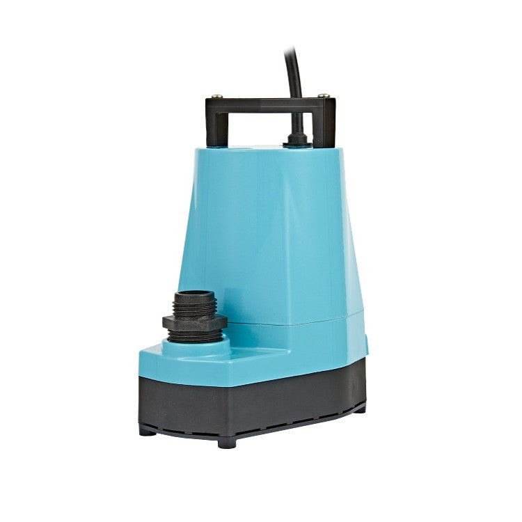 LittleGIANT® 505723 Next Gen 5-MSP 10-Ft Cord Sump Submersible Utility Pump, 4.17 to 25 gfm Flow Rate, 1 in Outlet, 1 Phase , 0.17 hp, Aluminum Body/Plastic Base/Nylon Volute, Import