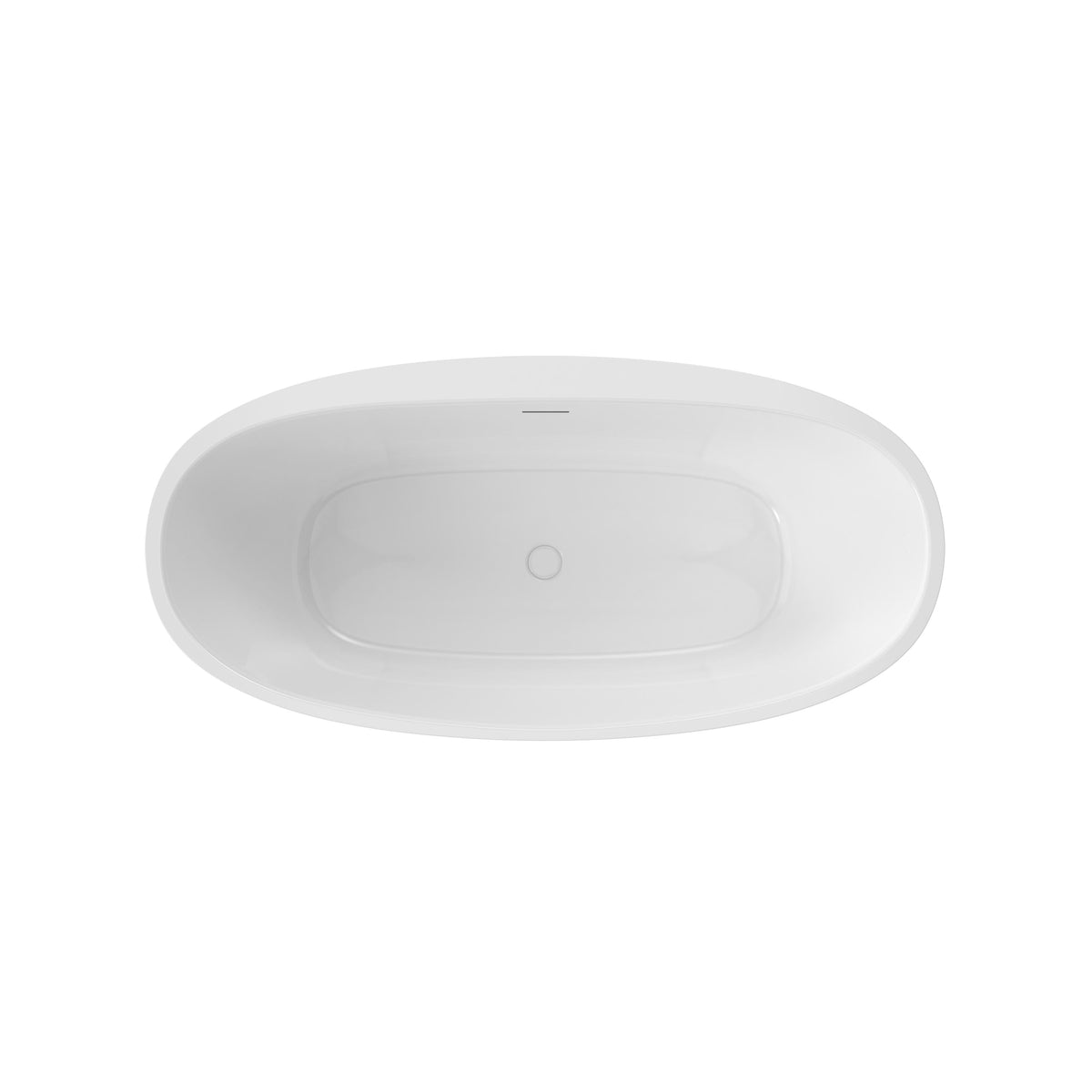 Hatto - 1-Piece Bathtub - 67" - Freestanding
