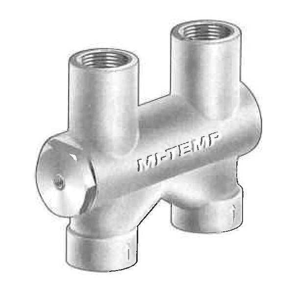 MIFAB® MI-TEMP Automatic Pressure Balance Valve, 1/2 in, FNPT, 12 gpm, Cast Brass Body