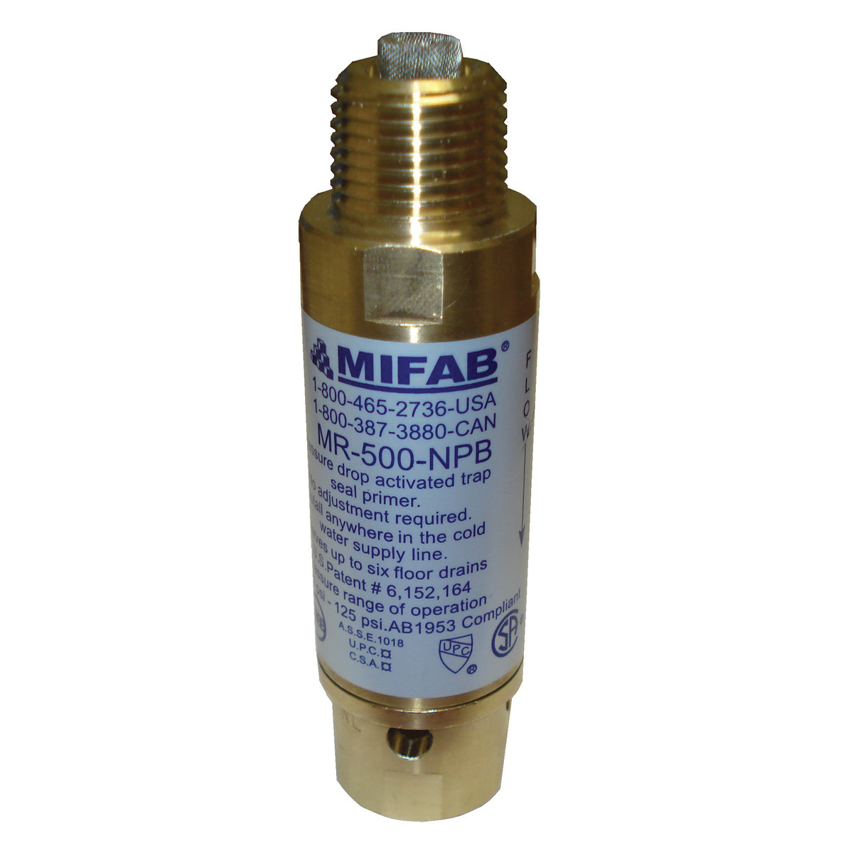M-500 - Mr-500-Npb Pressure Drop Activated Trap Seal Primer
