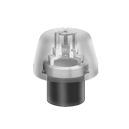 MIFAB® R1932 R1930 Vandal Proof Vent Cap, For Use With 2 in Vertical Vent Pipe, Cast Iron, Import