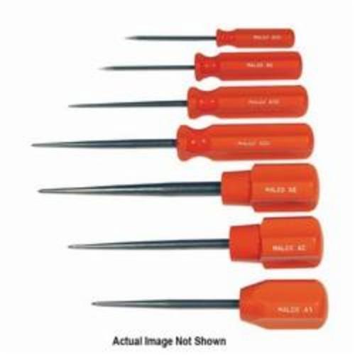 Malco® A1 Pointed Tip Scratch Awl, 7/32 in Drive, 5-3/4 in OAL, High Carbon Steel Fluted Shank
