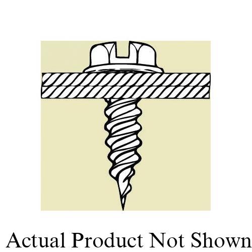 Self-Piercing Sheet Metal Screw - #8 - Hex Washer Head