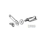 Malco® DR69 Single Bearing Spring Loaded Damper Regulator Hardware