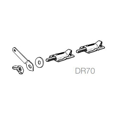 Malco® DR70 Double Bearing Damper Regulator Hardware