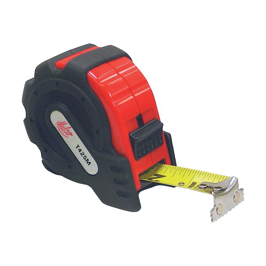 Magnetic Tip Measuring Tape - 25 ft L x 1" W Blade