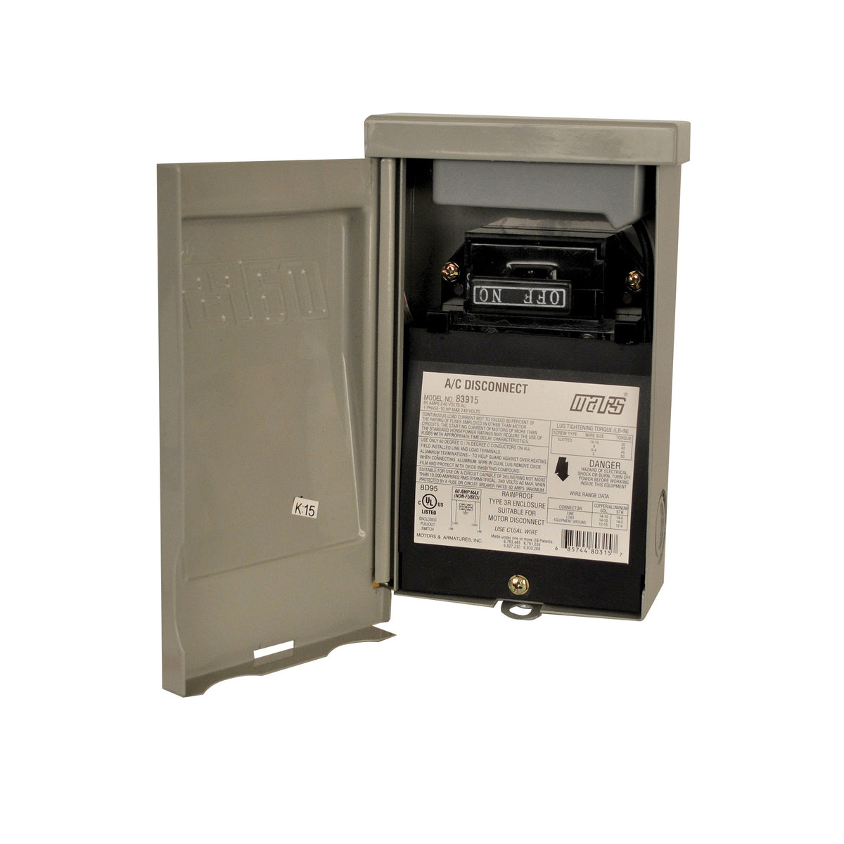 Type 1/2 Surge Protection Device - 120/240 V AC - 50/60 Hz