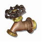 Matco-Norca™ 206T03 Sillcock, 1/2 x 3/4 in Nominal, FNPT/Solder x Hose End Style, Brass Body, Handwheel Actuator, Import
