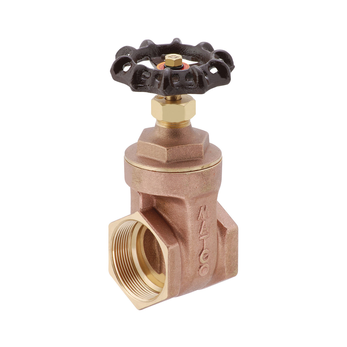 514T - 2" Low Lead Gate Valve - Cast Brass - IPS