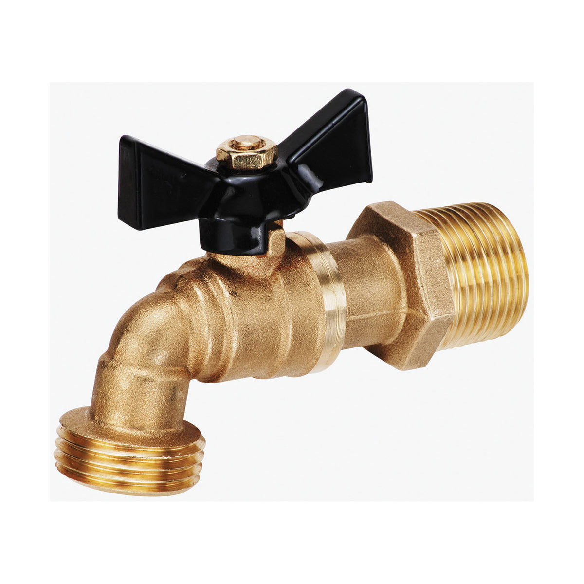 Matco-Norca™ 646BV03 646BV Hose Bibb, 1/2 in Nominal, Hose x MNPT End Style, Forged Brass Body, Import