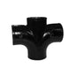 3 x 3 x 2 x 2" Sanitary Cross - Cast Iron - No-Hub