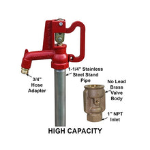 Merrill™ AFNL106 Any Flow® Hi-Capacity Frost-Proof Hydrant, 1 x 3/4 in Nominal, NPT x Hose Thread End Style, 6 ft D Bury, 105-1/2 in OAL, Lever Handle Shut-Off, Domestic