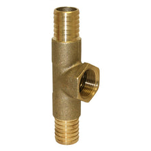 Merrill™ BTFNL100 Pipe Fitting, Tee, 1 in Nominal, Insert x Insert x FNPT End Style, Brass