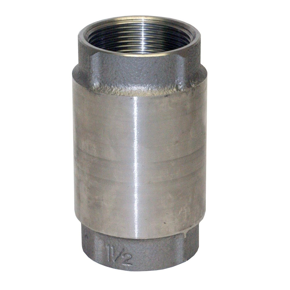 Merrill™ CVS150 1000 Check Valve, 1-1/2 in Nominal, NPT End Style, Yes, 304 Stainless Steel Body