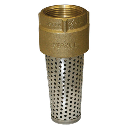 1" Foot Valve - Brass