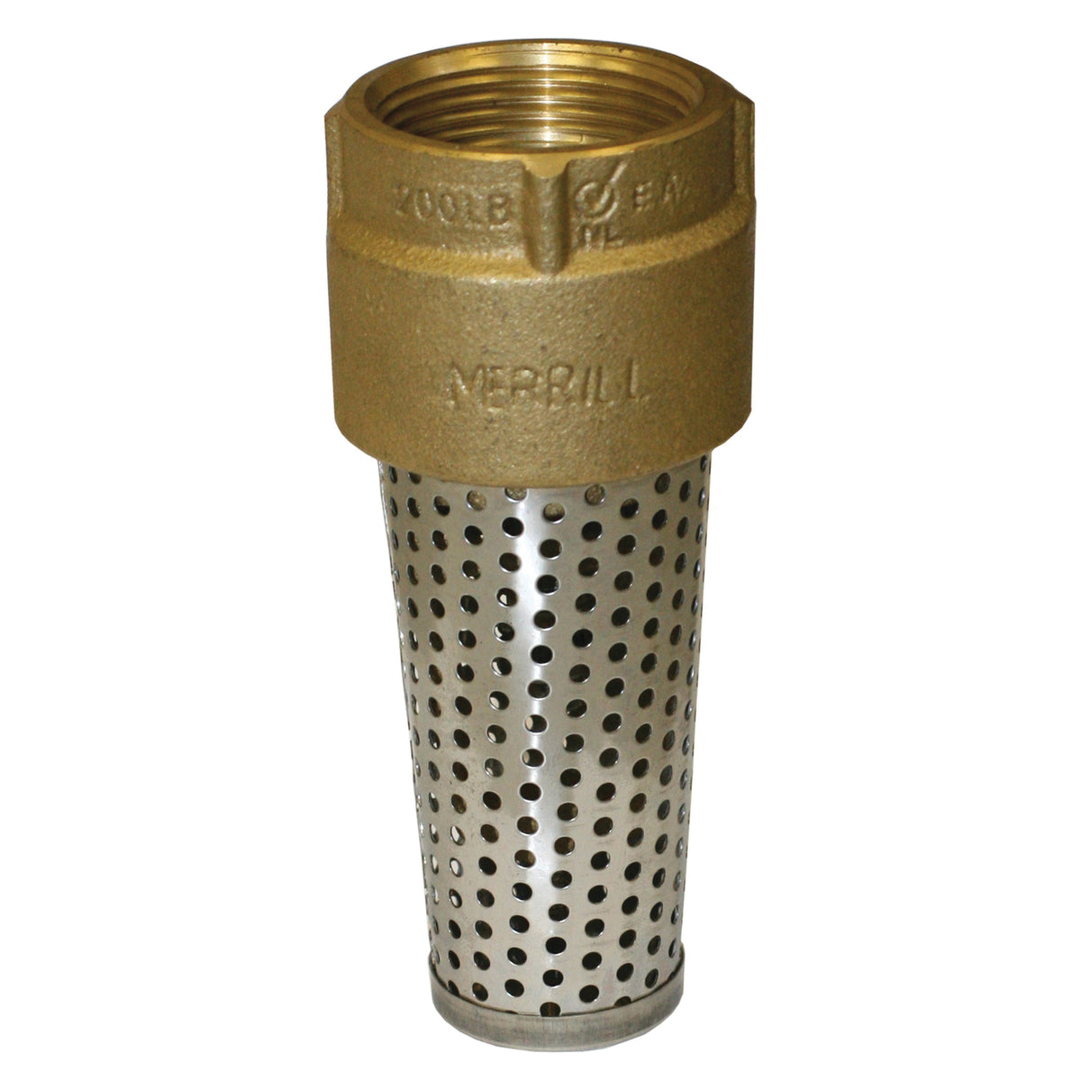 Merrill™ FVNL125 710 Foot Valve, 1-1/4 in Nominal, Brass Body, Import