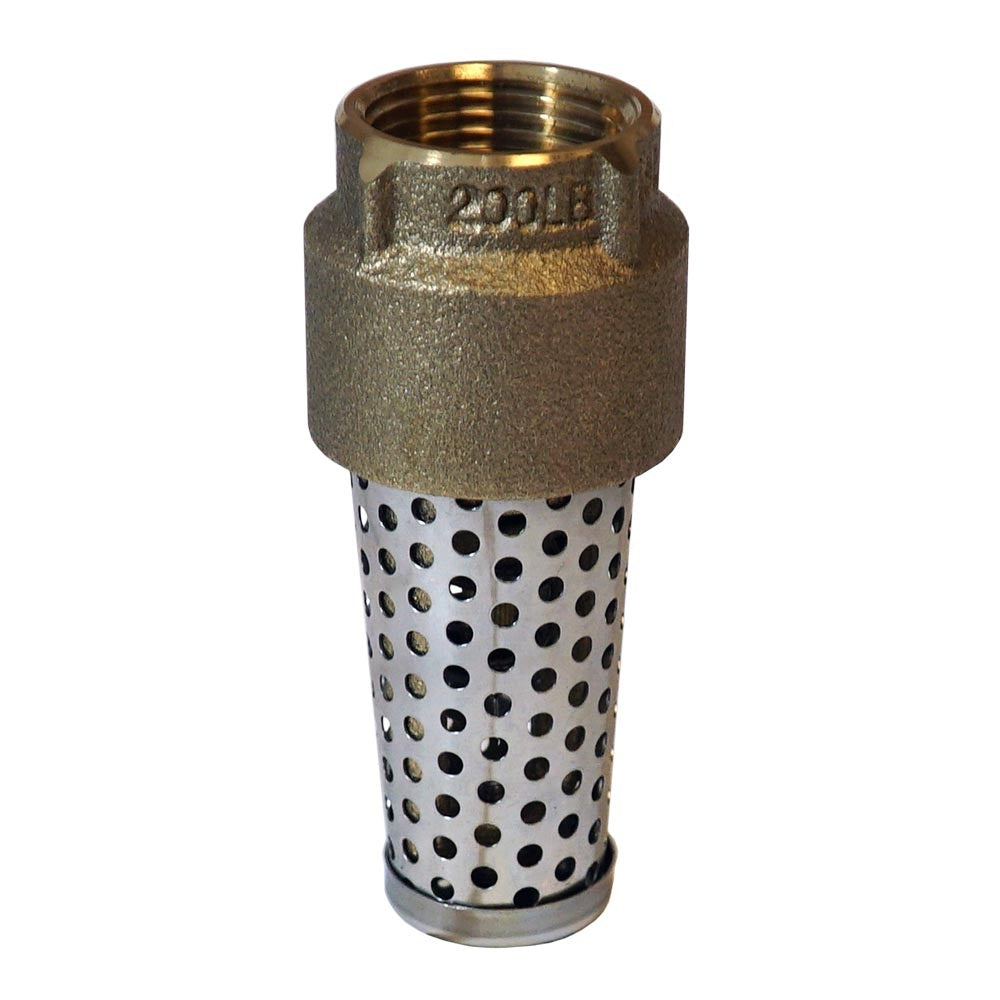 3/4" Foot Valve - Brass - NPT