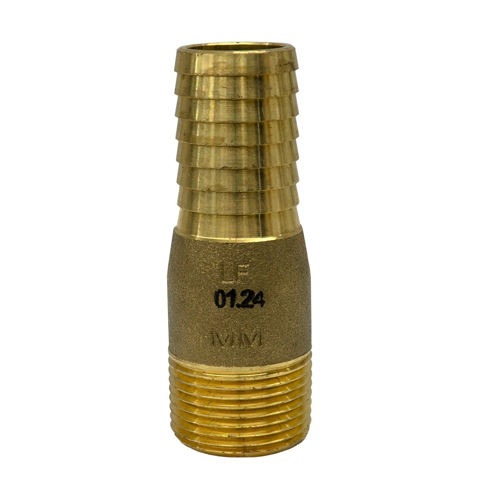 1" Brass Adapter - Insert x MNPT