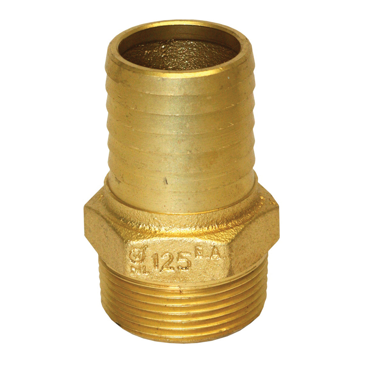 1-1/4" Brass Adapter - Insert x MNPT