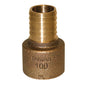 Merrill™ RBFANL100 Pipe Fitting, Adapter, 1 in Nominal, Insert x FNPT End Style, Bronze, Import