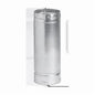 METAL-FAB® 3M4 M Series Type B Double Wall Round Gas Vent Pipe, Aluminum, 3 in Dia x 4 ft L, Domestic