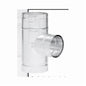METAL-FAB® 5M5ST5 MST Swivel Tee, 5.43 x 5.5 x 5.5 in Dia x 11.53 in L, Galvanized, Domestic