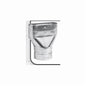 METAL-FAB® 6MRO Round-to-Oval Adapter, 6 in Dia x 11-1/2 in L, Aluminum, Galvanized