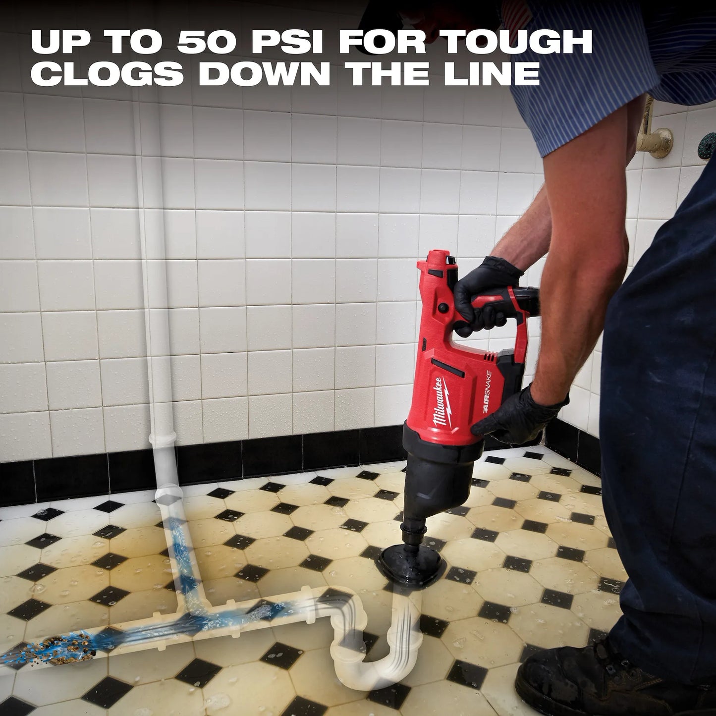 M12™ AIRSNAKE™ Drain Cleaning Air Gun (Tool Only)