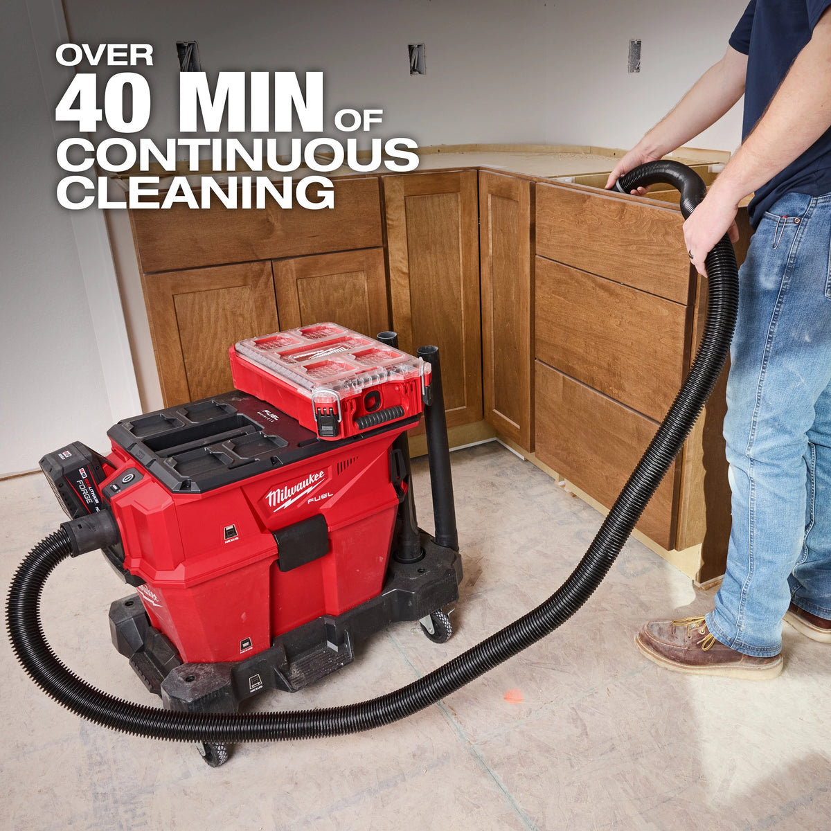 Cordless Wet/Dry Vacuum Cleaner - Plastic Housing