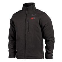 Milwaukee® 204B-21M M12™ TOUGHSHELL™ Heated Jacket, M, Black, TOUGHSHELL™ Stretch Polyester Outer/Brushed Tricot Inner, Resists: Wind/Water