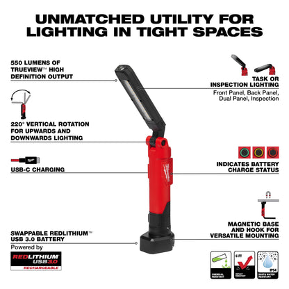 Redlithium - Portable Stick Light - Polycarbonate - 4 V