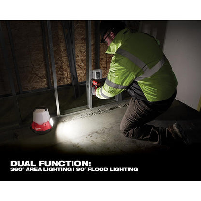 Compact Site Light with Flood Mode - Bare Tool - 18 V DC
