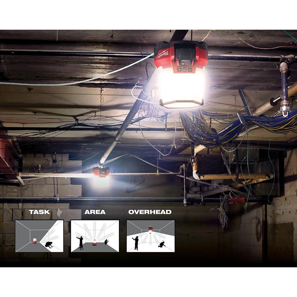 Compact Site Light with 1-Key Kit - 18 V DC - LED Lamp