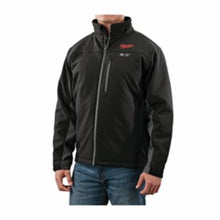 Milwaukee® M12™ Cordless Insulated Heated Jacket, Black, Thermal Knit Fleece Inner/Polyester/Spandex® Softshell Outer, Resists: Water and Wind