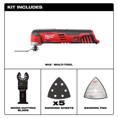 Cordless Oscillating Multi-Tool Kit - 10-1/4" L - 12 V DC