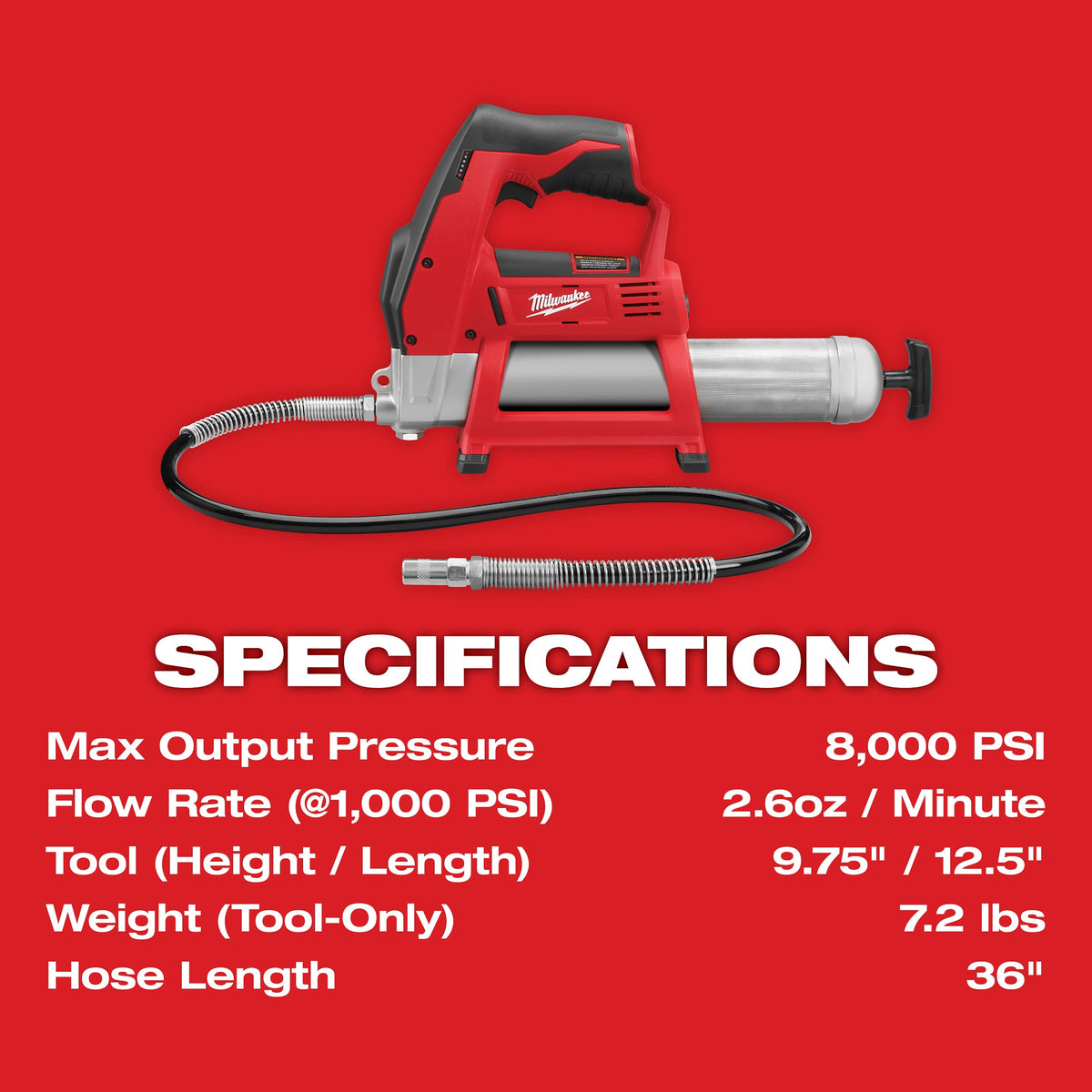 M12™ Cordless LITHIUM-ION Grease Gun