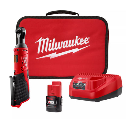 Double Insulated Cordless Ratchet Kit - 3/8" Drive - 12 V DC