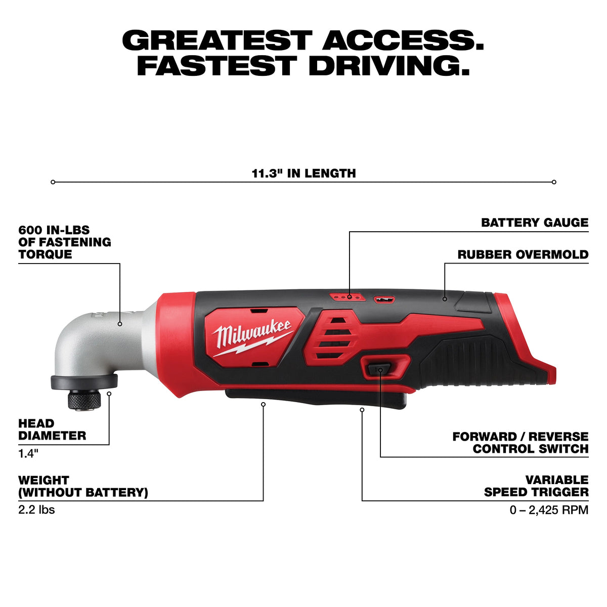 Lightweight Cordless Impact Driver - Bare Tool - 12 V AC