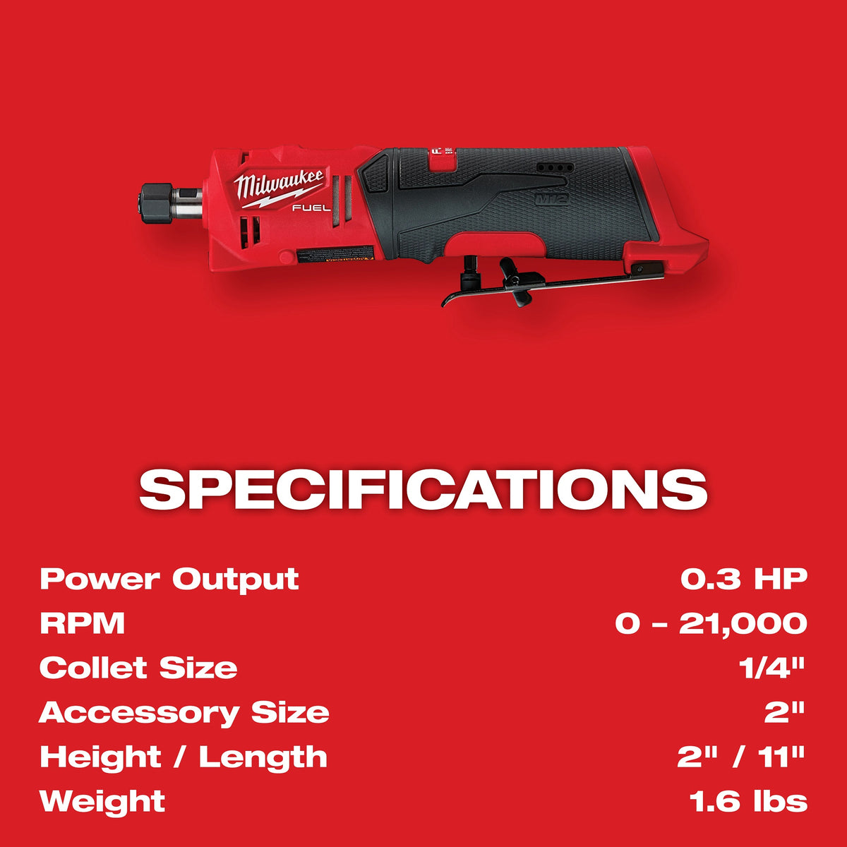 Fuel Cordless Die Grinder Kit - 12 V