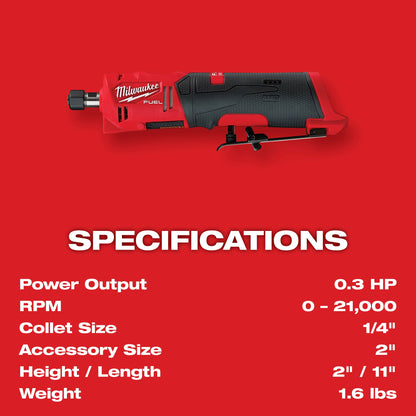Fuel Cordless Die Grinder Kit - 12 V
