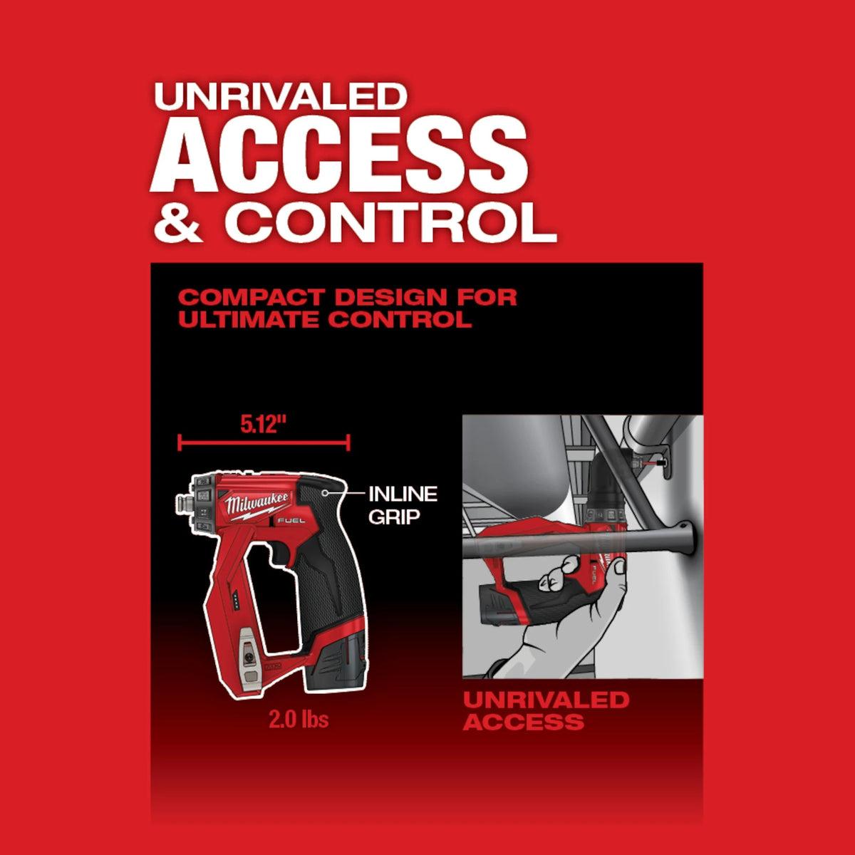 Fuel Cordless Installation Drill/Driver Kit - Brushless