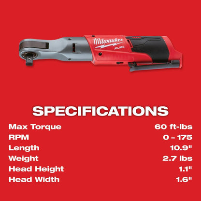 Fuel Bare Tool Cordless Ratchet - 1/2" Drive